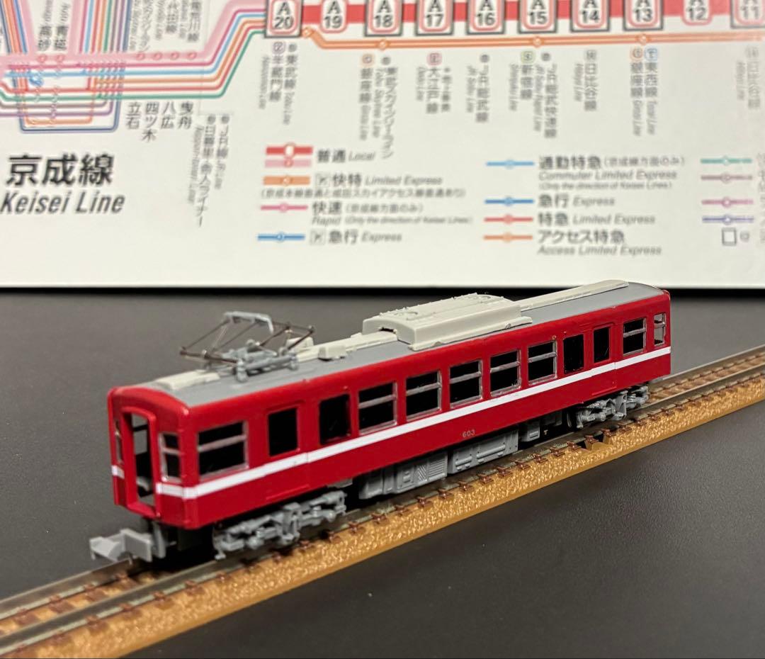 管理番号1870 京急 旧600形 Nゲージ 塗装済キット 素人組立品4両