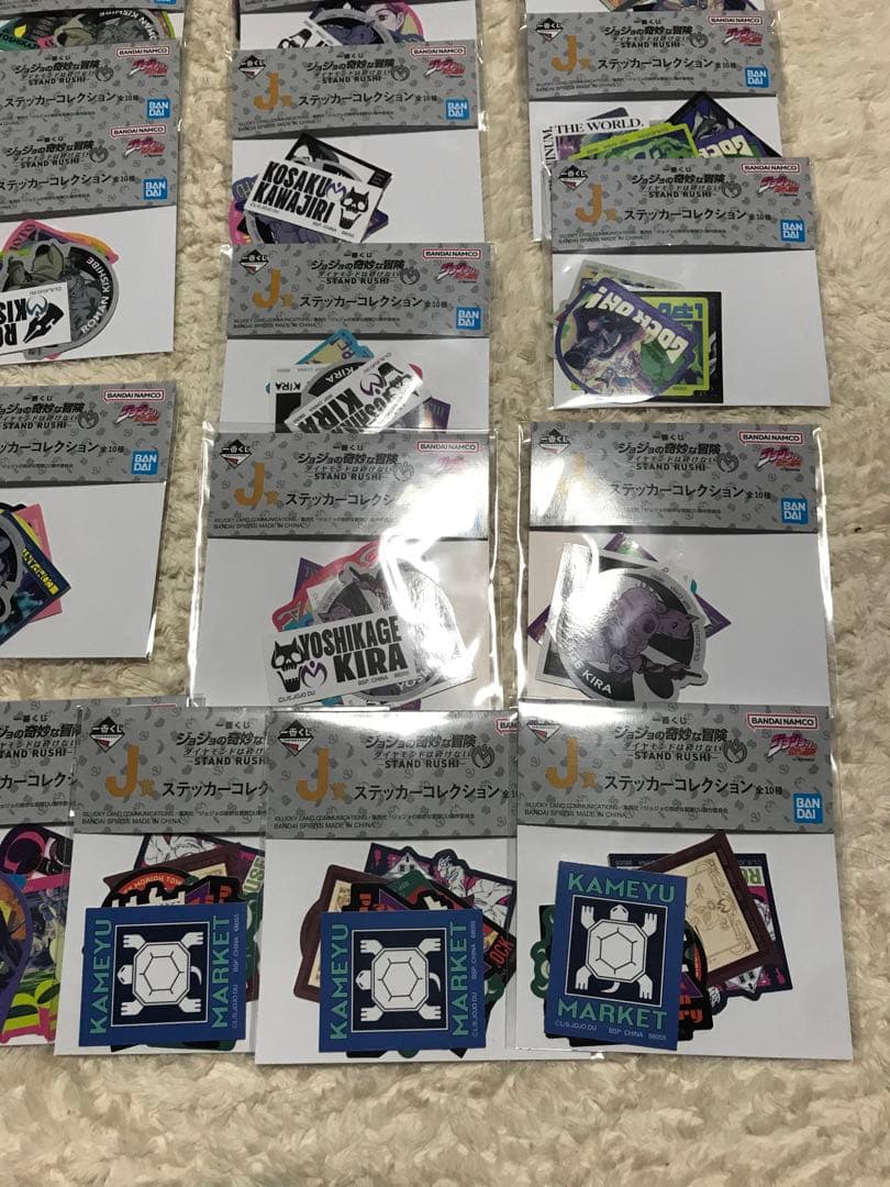 一番くじ　ジョジョの奇妙な冒険　Ｋ＆Ｇ＆Ｊ賞セット　37点セット　新品　未開封
