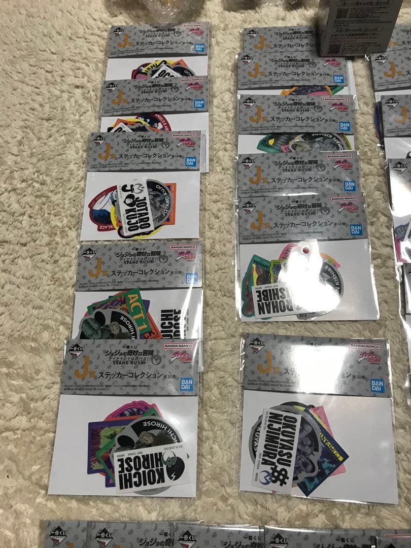 一番くじ　ジョジョの奇妙な冒険　Ｋ＆Ｇ＆Ｊ賞セット　37点セット　新品　未開封