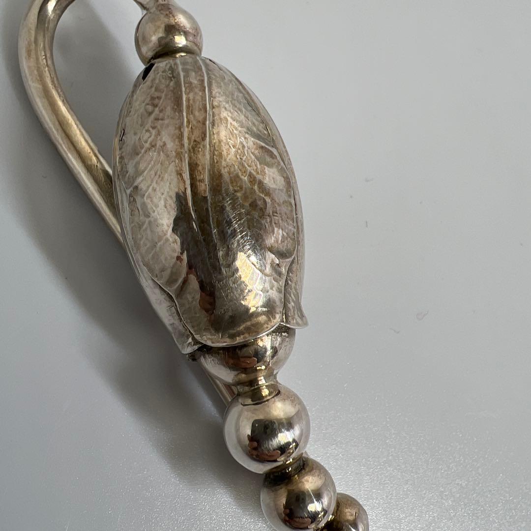 ジョージジェンセン激レアブロッサムsterling925 特大グレービーレードル