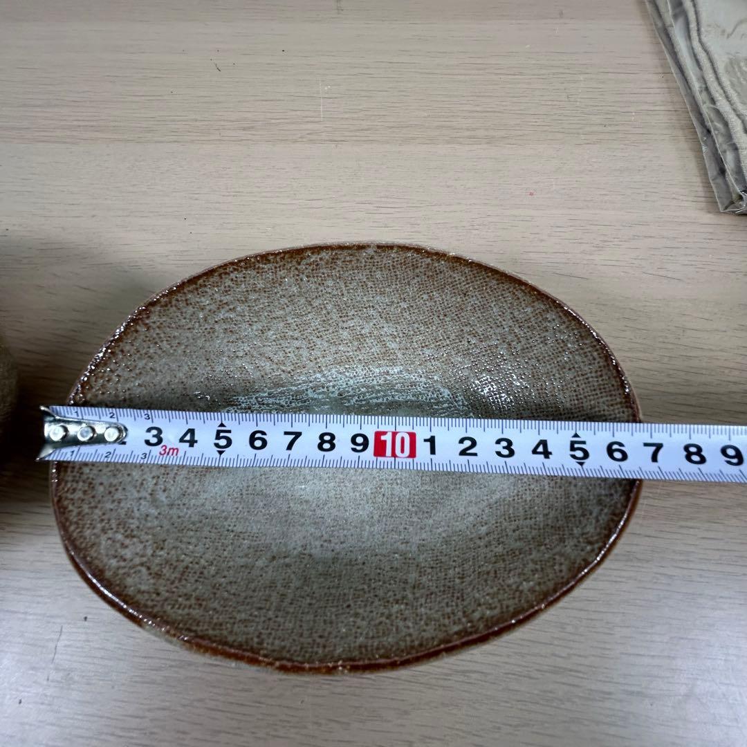 たち吉 C×2 布目 陶器 皿6枚＆カップ 2個 セットB340
