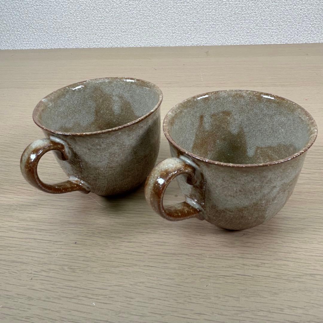 たち吉 C×2 布目 陶器 皿6枚＆カップ 2個 セットB340