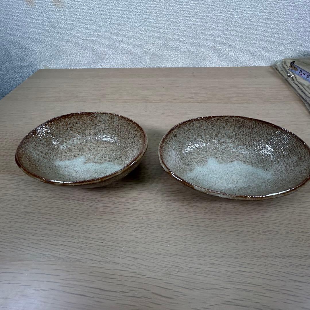 たち吉 C×2 布目 陶器 皿6枚＆カップ 2個 セットB340