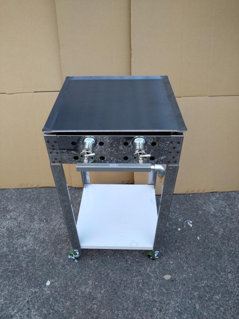 専用台セット W45 グリドル 業務用 鉄板焼 イベント LPガス キッチンカー