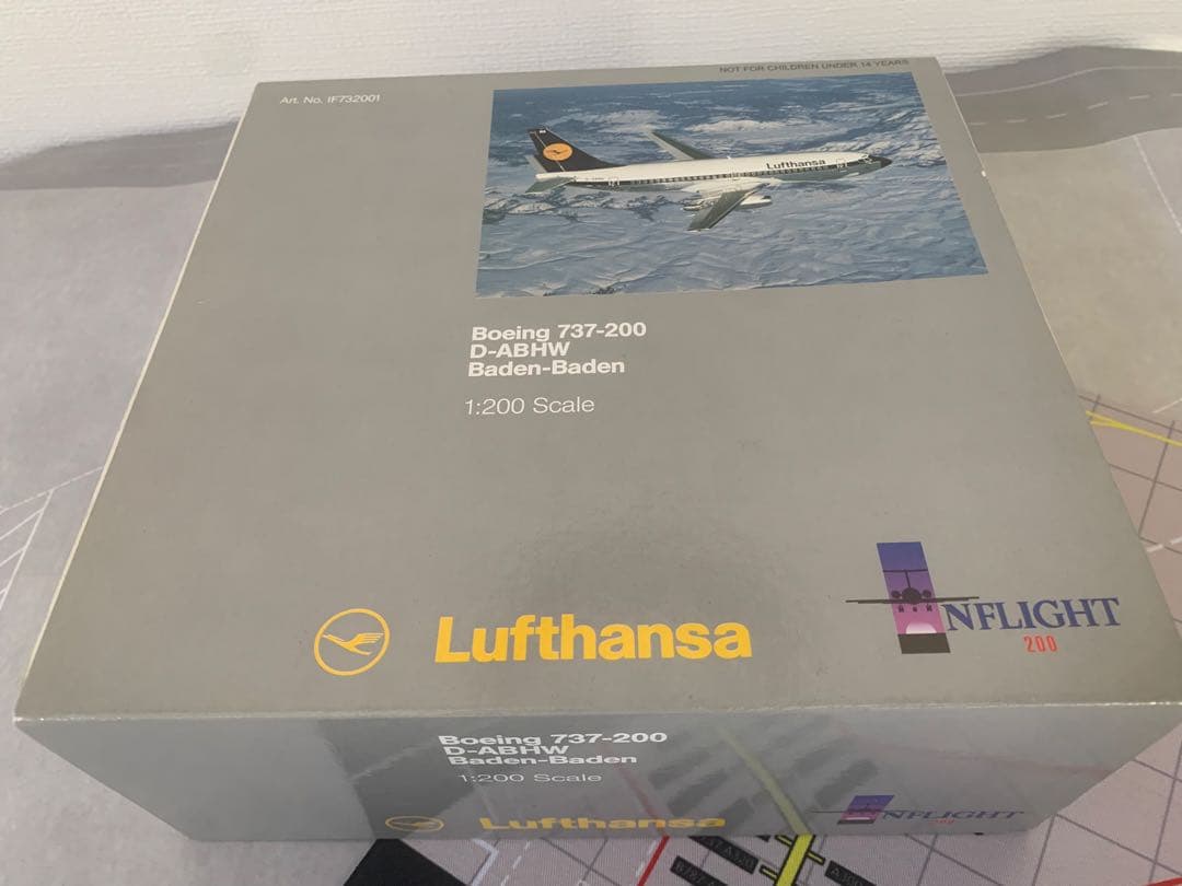インフライト１／２００ルフトハンザドイツ航空Ｂ７３７－２００／ダイキャストモデル