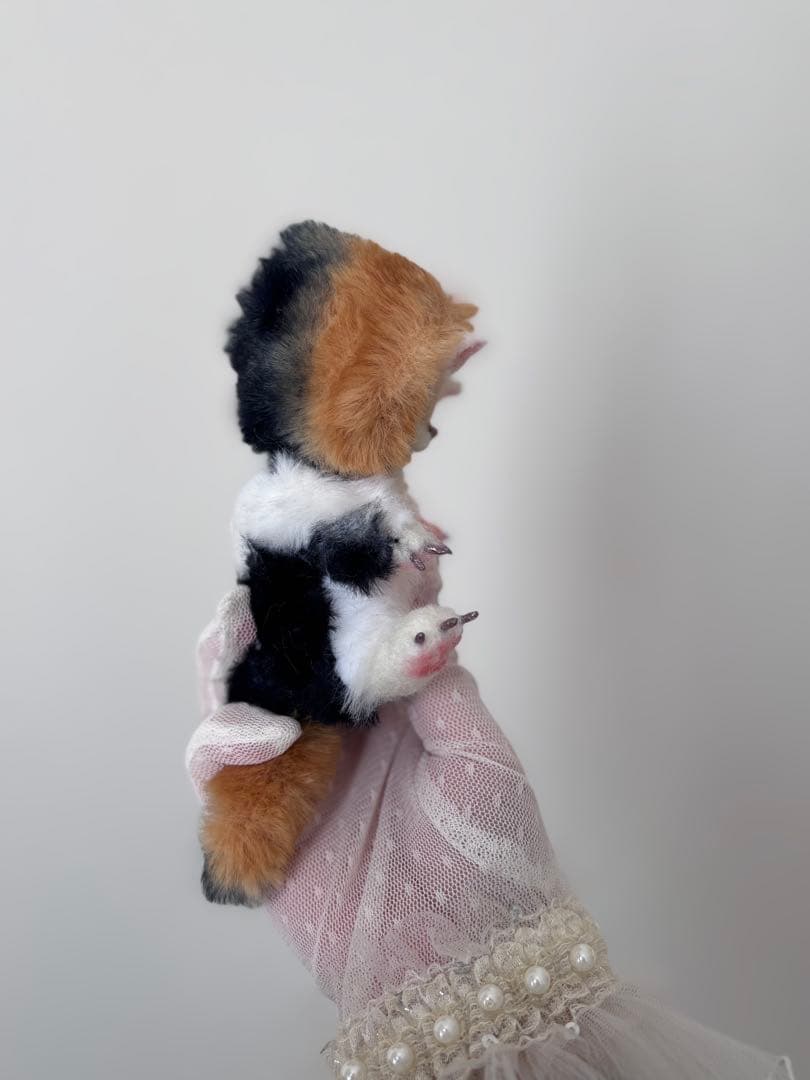 少し難あり　アートドール　こねこ幻獣No.083 羊毛フェルト