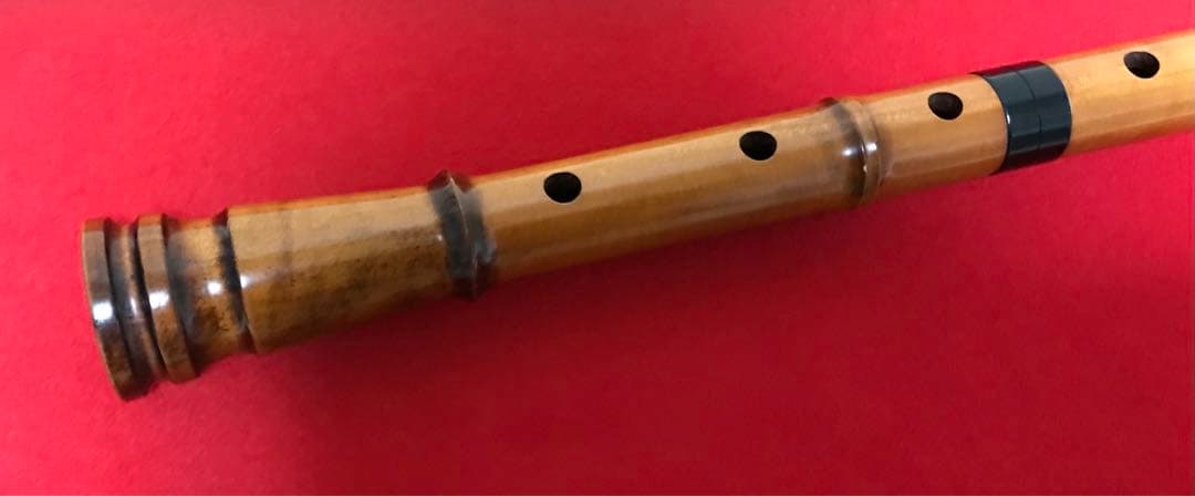 琴古流尺八13 木管楽器　二本継　中古品