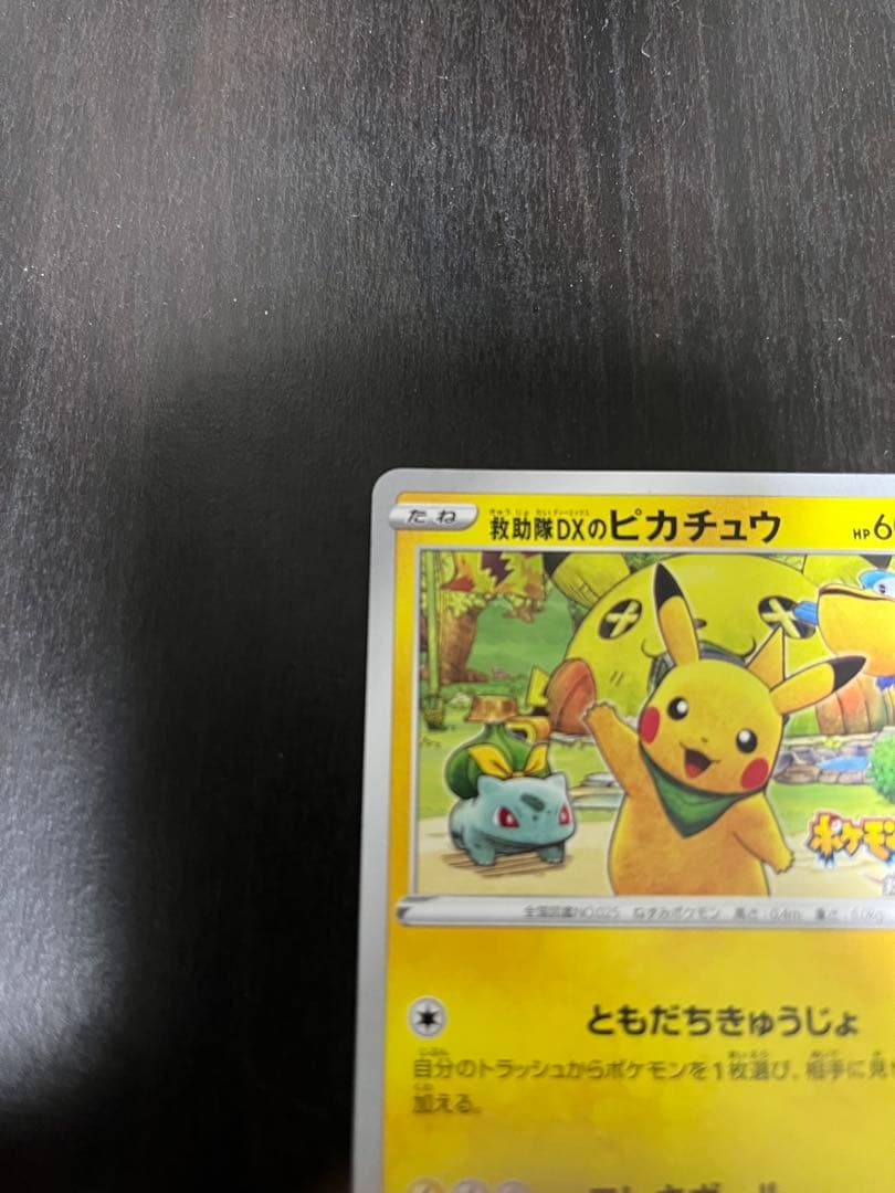救助隊DXのピカチュウ　プロモ