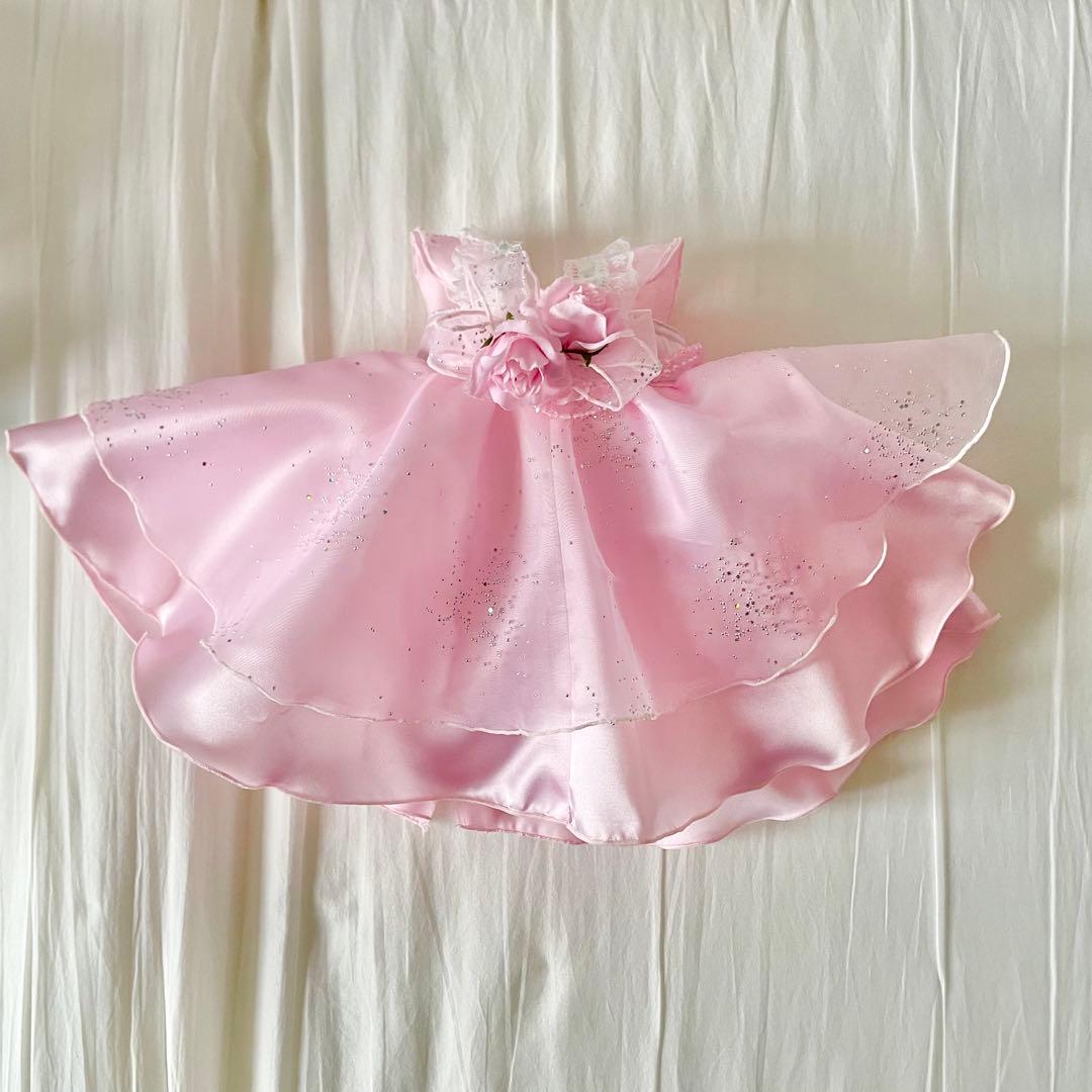 ステラルーSサイズ 用 ハンドメイドコスチューム ピンクドレス