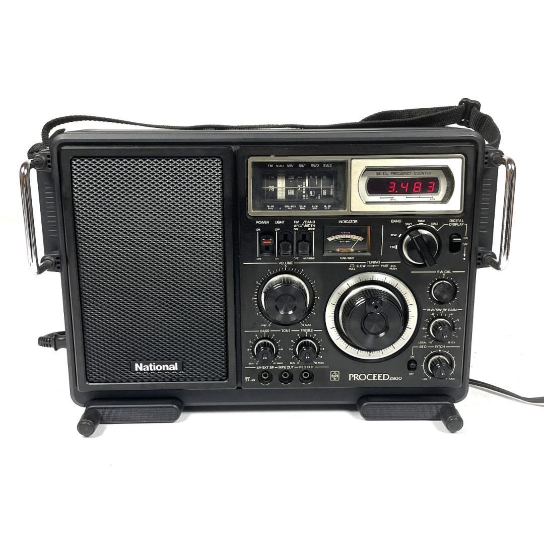 National RF-2800 BCLラジオ PROCEED FM/MW/SW