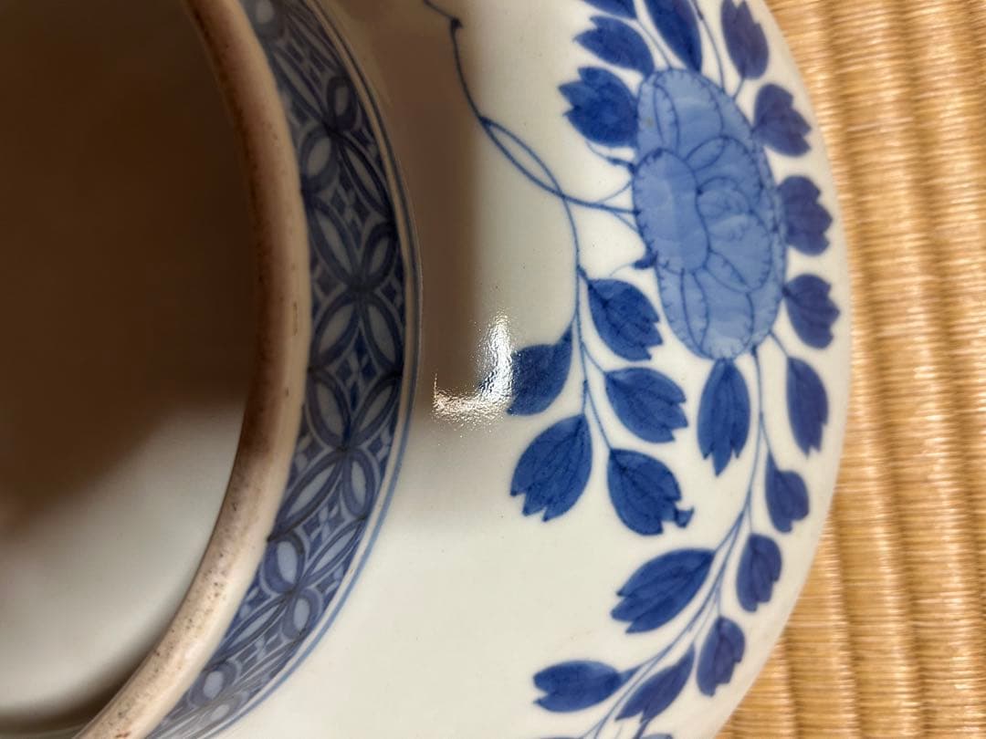 【内容必読】江戸後期　鍋島　大皿　梅紋