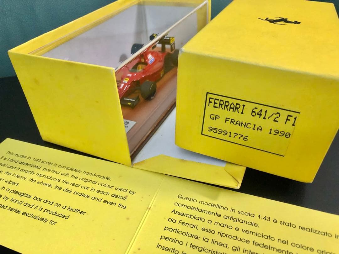 ★絶版レア！￼1/43 ￼フェラーリ￼ 641/2 F1 プロスト￼ 1990