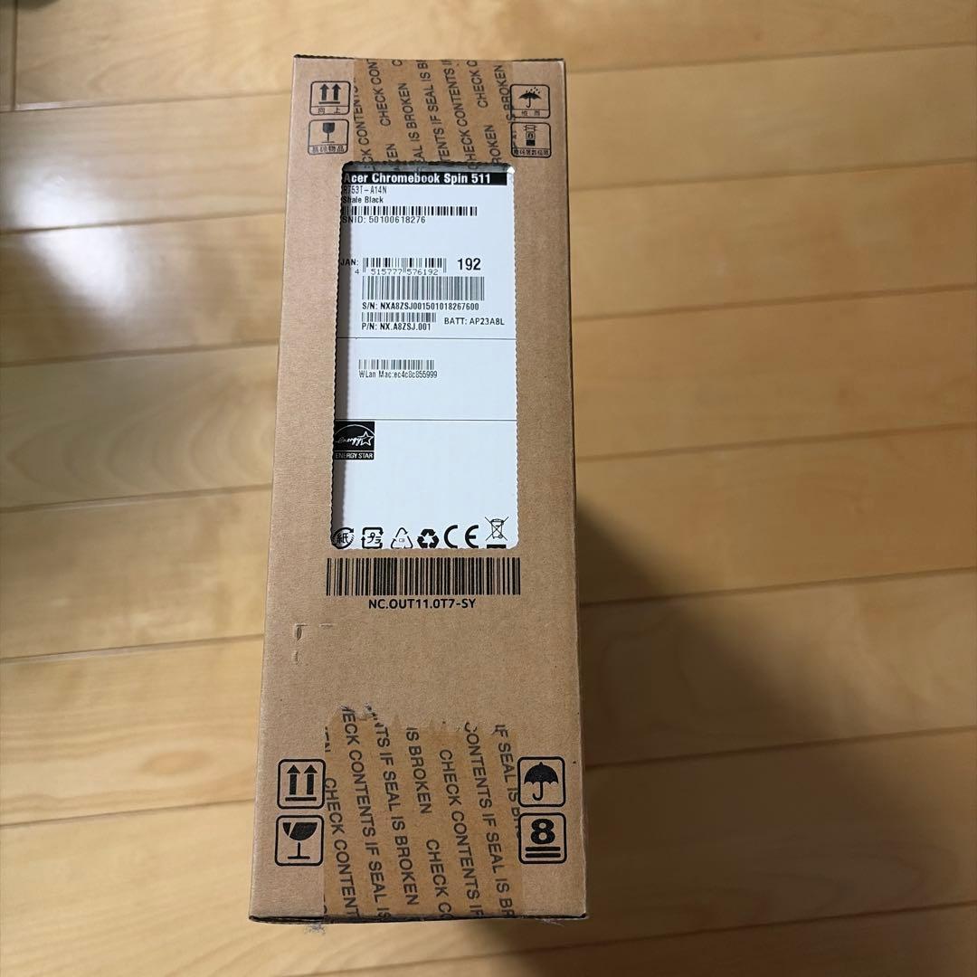 Acer Chromebook Spin 511 本体