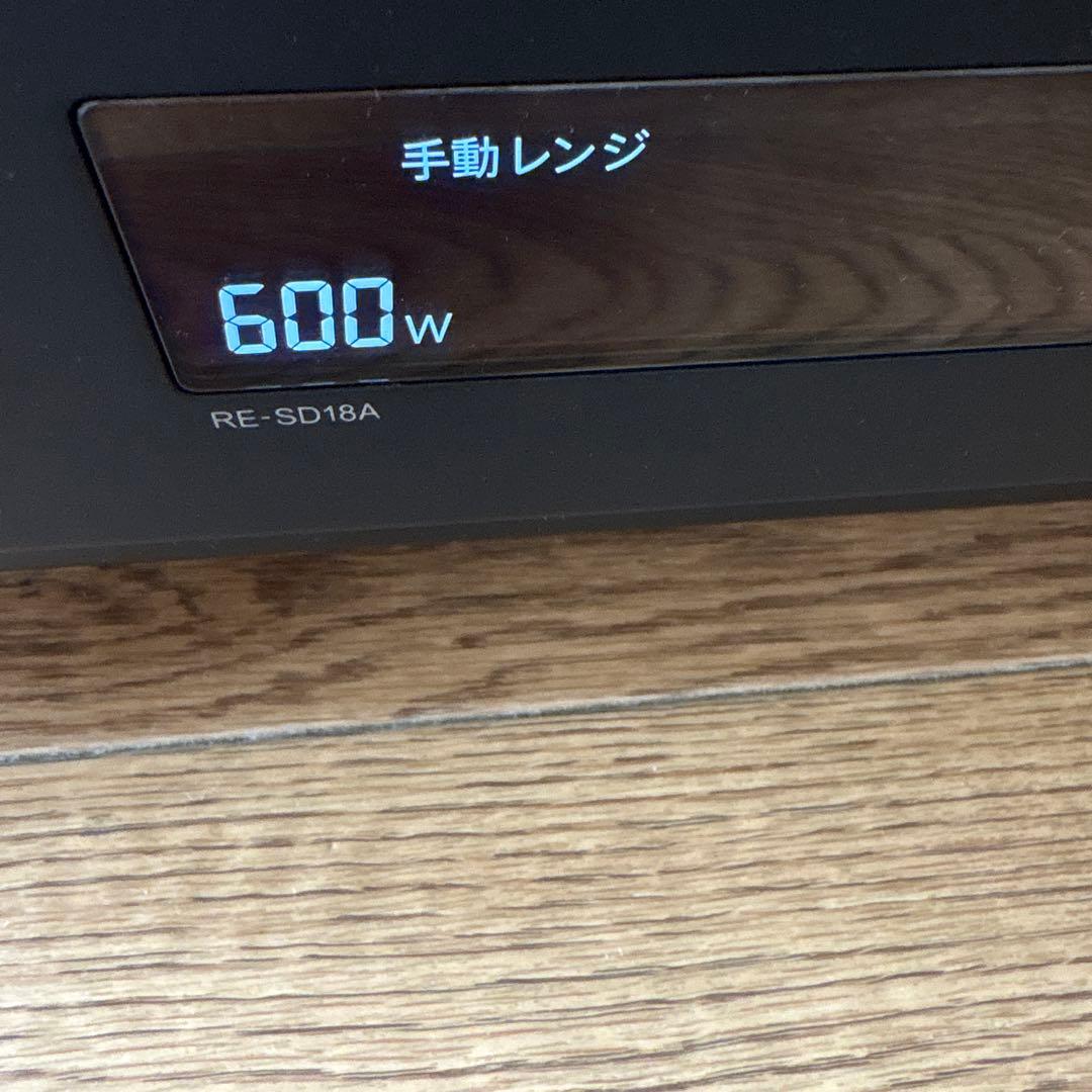 SHARP RE-SD 18Aオーブンレンジ 黒