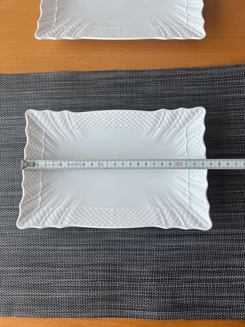 【美品】リチャードジノリ　長方形プレート＆ソースボウル