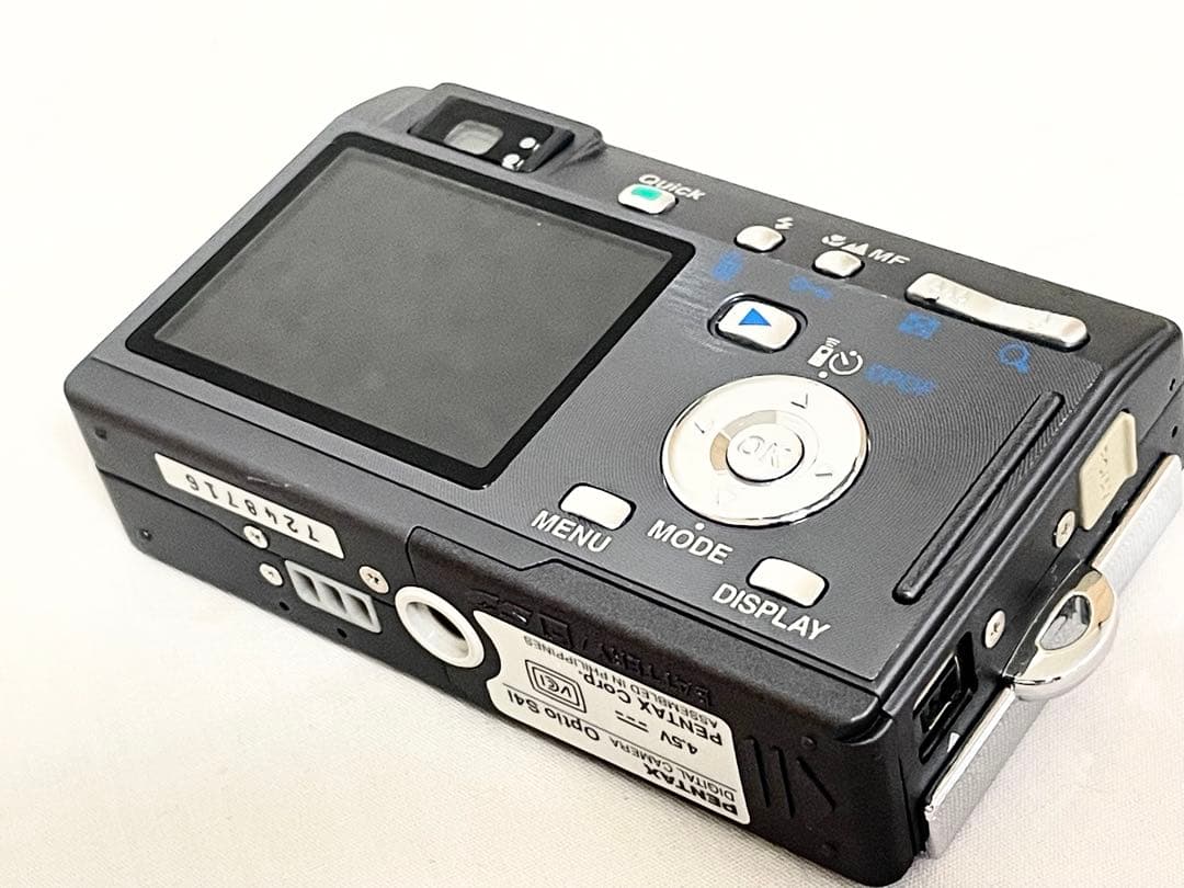 【美品・完動品】　PENTAX optio S4i 動作確認済