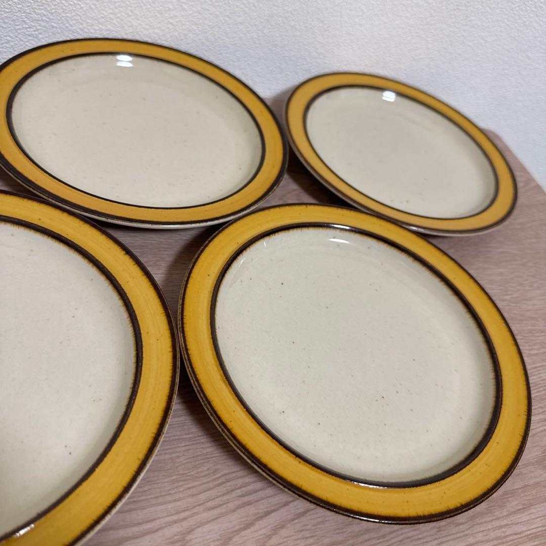 昭和レトロ Rainbow Stonewar 18cm&14cm 計8枚まとめ売