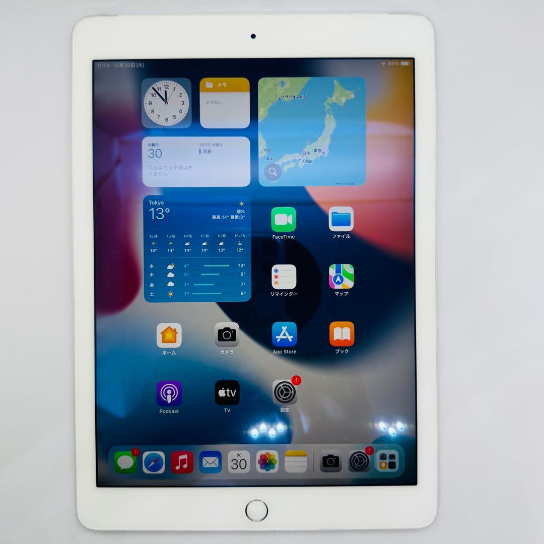 【新品バッテリー】iPadAir2本体シルバー16GBdocomo