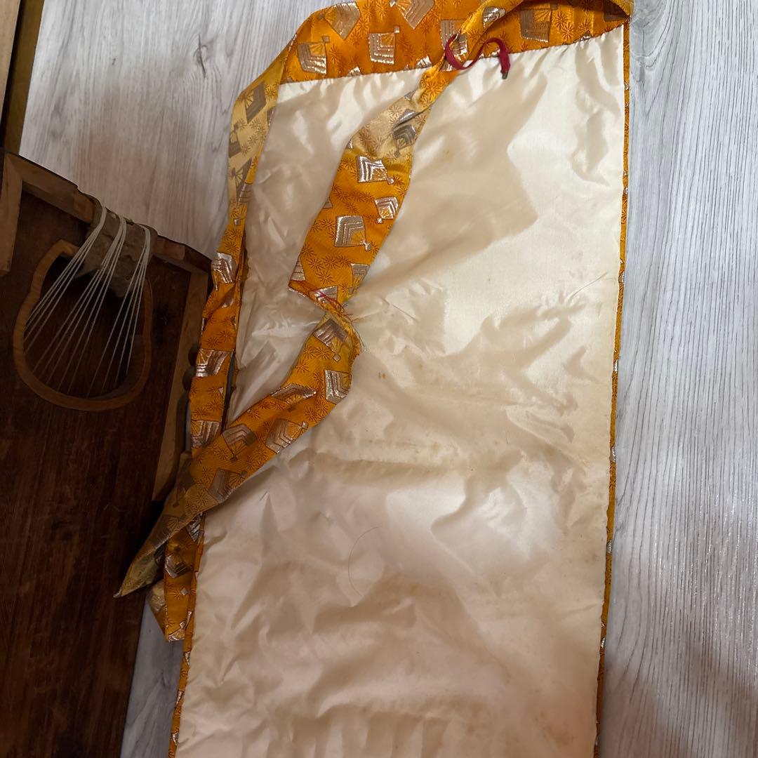 琴　木製　べっ甲柄　13弦