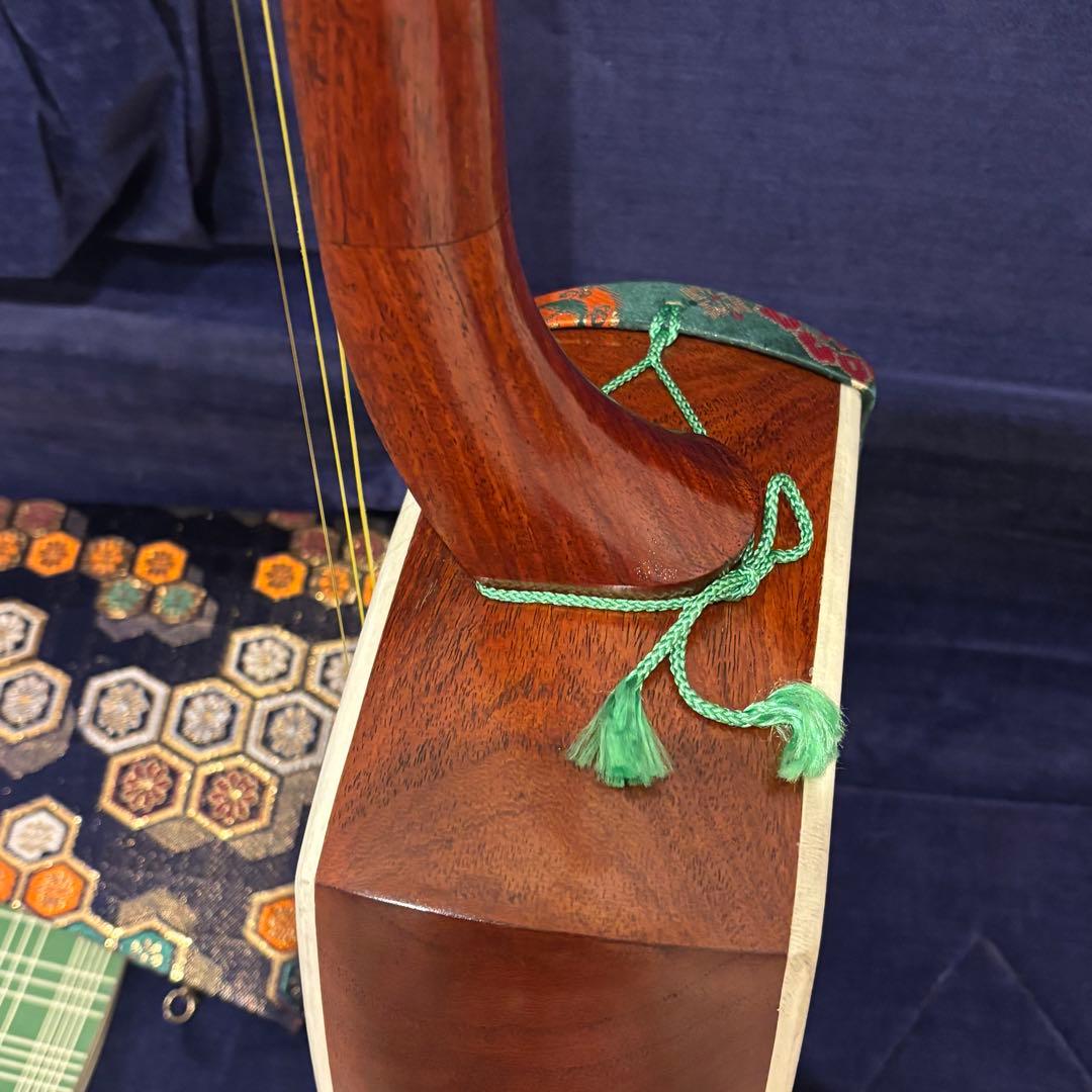 【美品】三味線セット　藤井三絃　教本付き