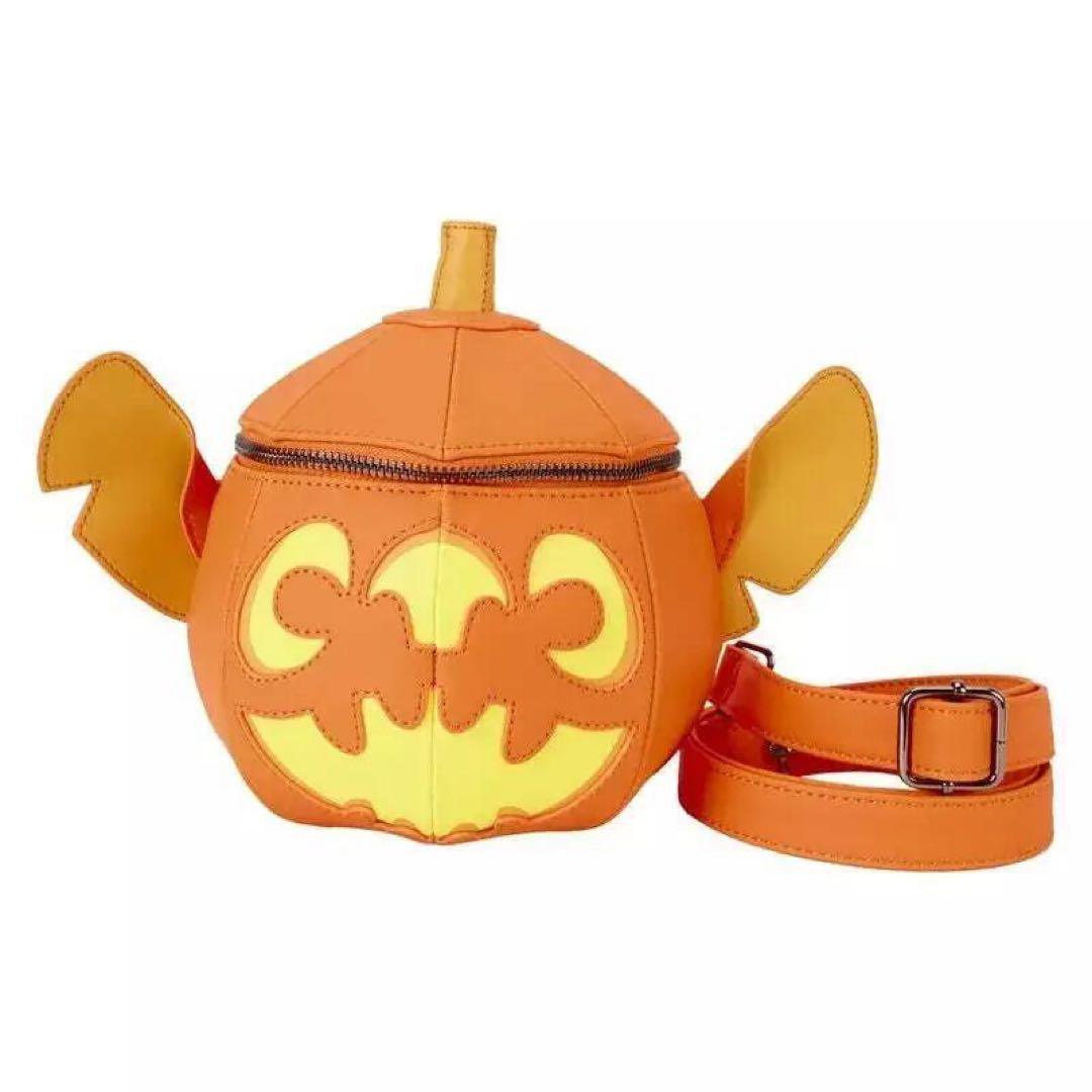 海外ディズニー⭐️ハロウィン スティッチ 光る ラウンジフライ ショルダーバッグ