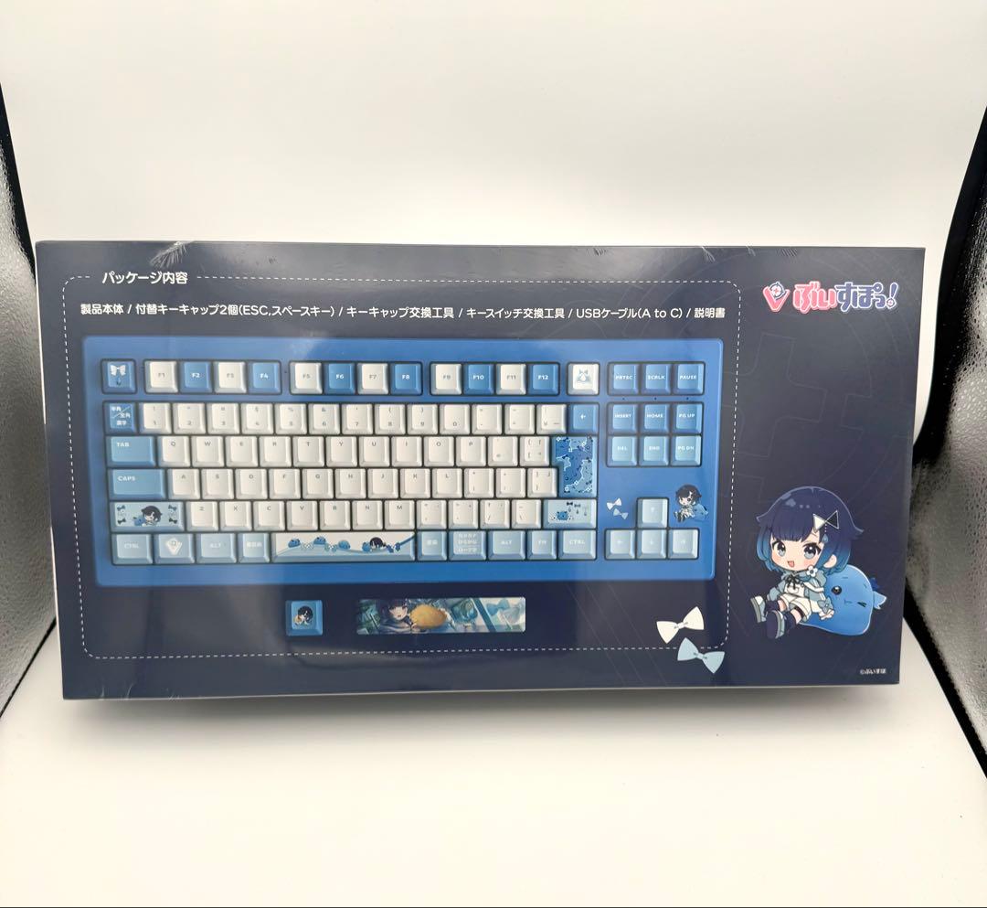 ぶいすぽっ！　紡木こかげ　ゲーミングキーボード＆ガラスマウスパッド