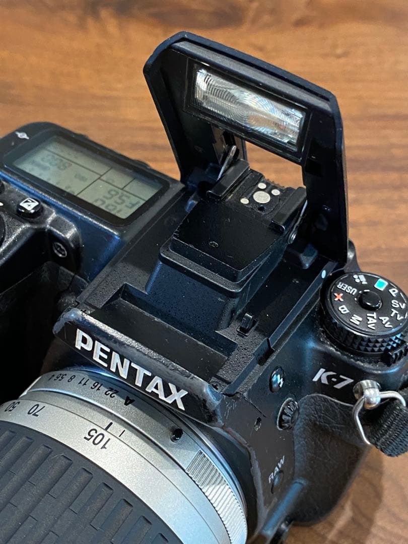 PENTAX k7 k-7デジタル一眼レフ28-105mmレンズ付　動作品　※注