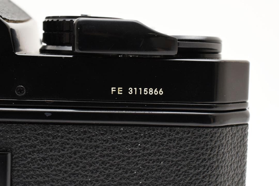【美品】Nikon FE ブラック ボディ フィルムカメラ 動作確認済 #E02