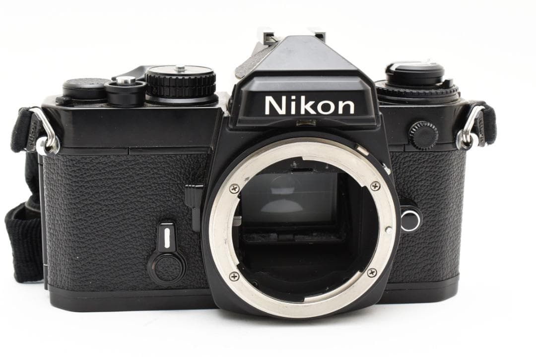 【美品】Nikon FE ブラック ボディ フィルムカメラ 動作確認済 #E02