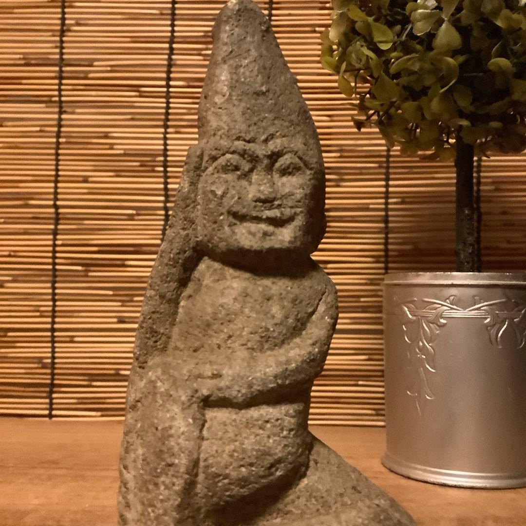 中国北魏「道教神像」中国三大宗教・神仙思想・陰陽五行説・風水・アニミズム・石像