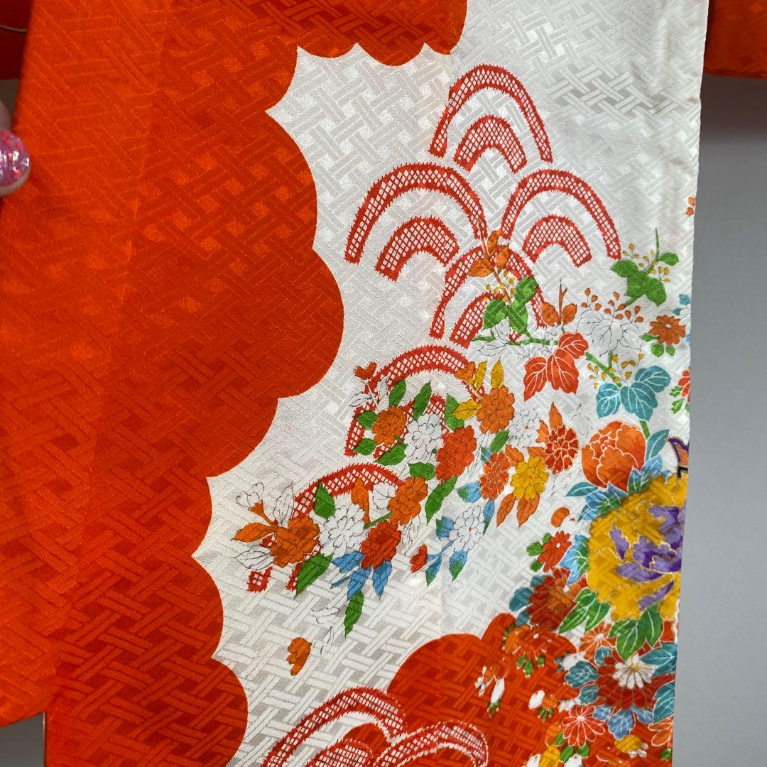 七五三　3歳　正絹