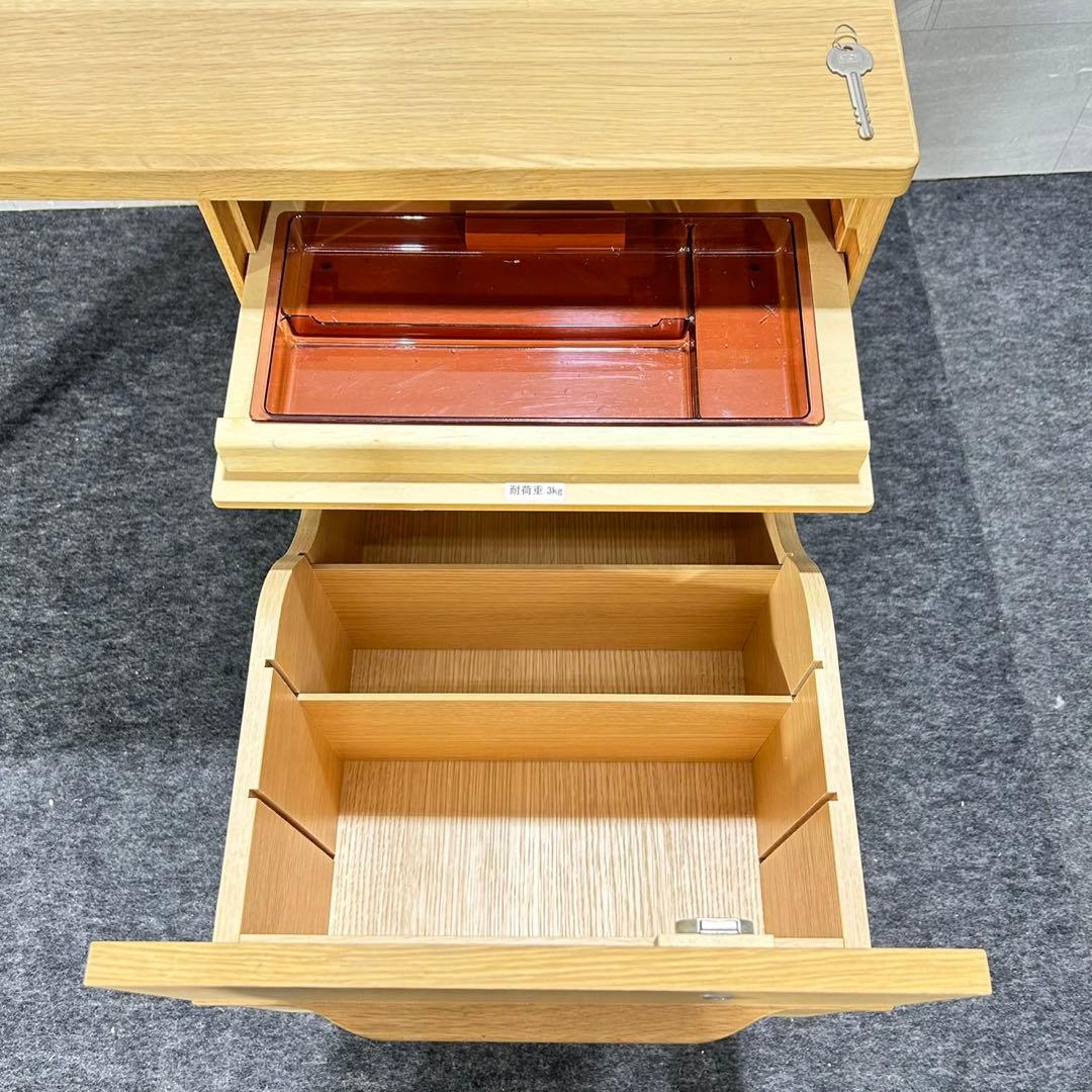 karimoku 学習机セット 天然木 シンプル 家具 d5330 カリモク