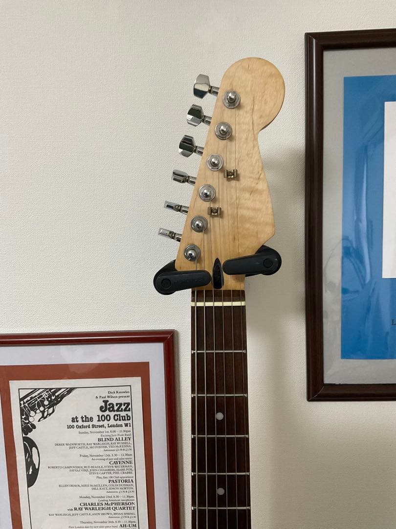 ストラト　タイプ　艶消しボディ ブラウンサンバースト