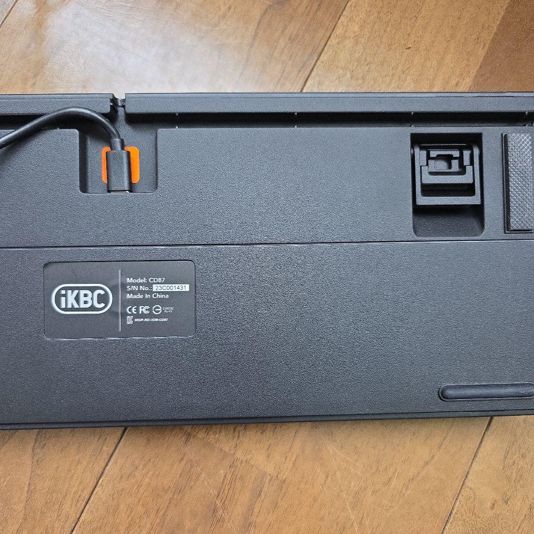 iKBC CD87（JIS配列・91キー・テンキーレス／茶軸／有線USB-C）