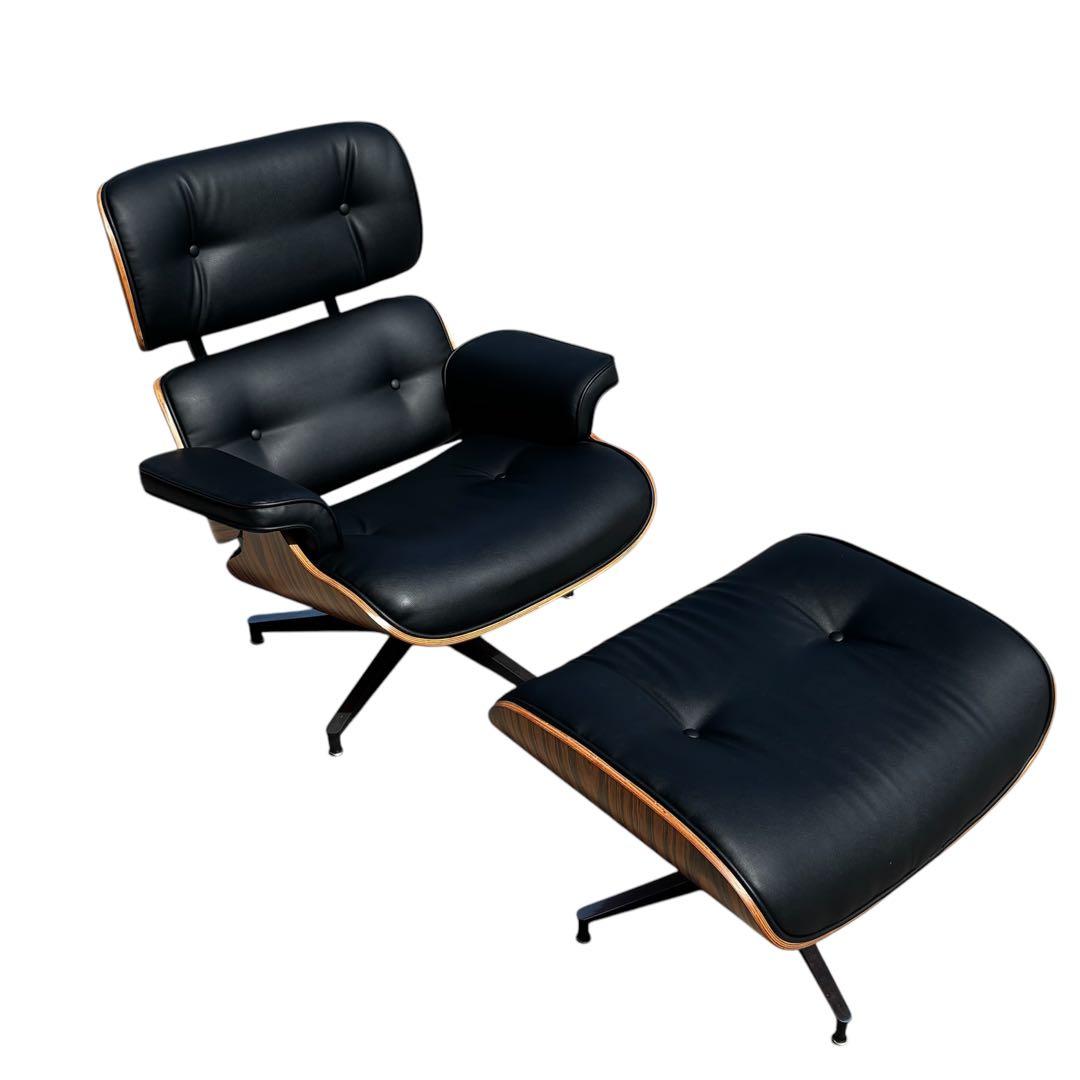 【美品✨】イームズ リプロダクト ラウンジチェア アームチェア　オットマン別売り