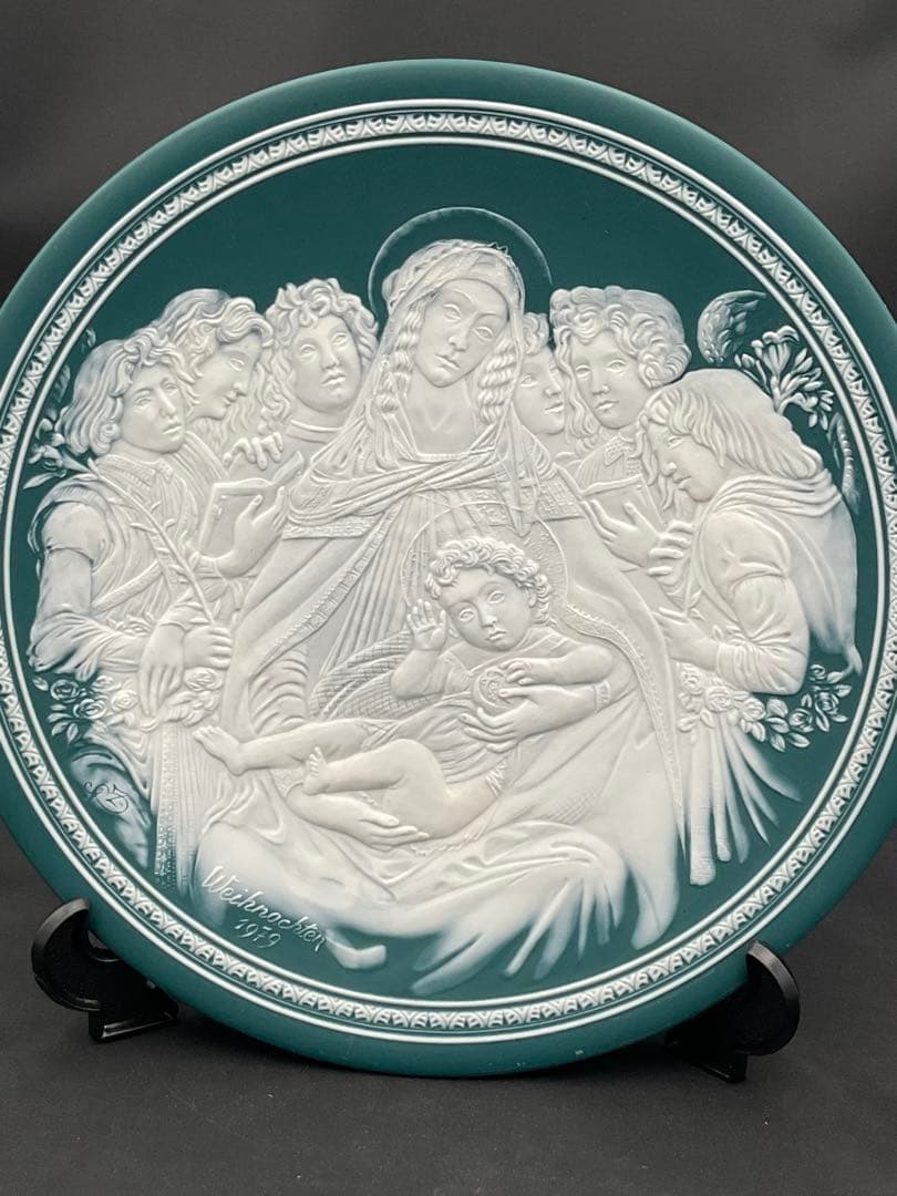 ビレロイ ボッホ プレート　陶板画　飾り皿　限定品　希少