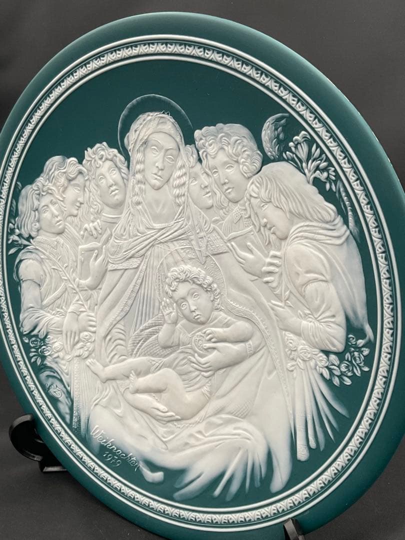 ビレロイ ボッホ プレート　陶板画　飾り皿　限定品　希少