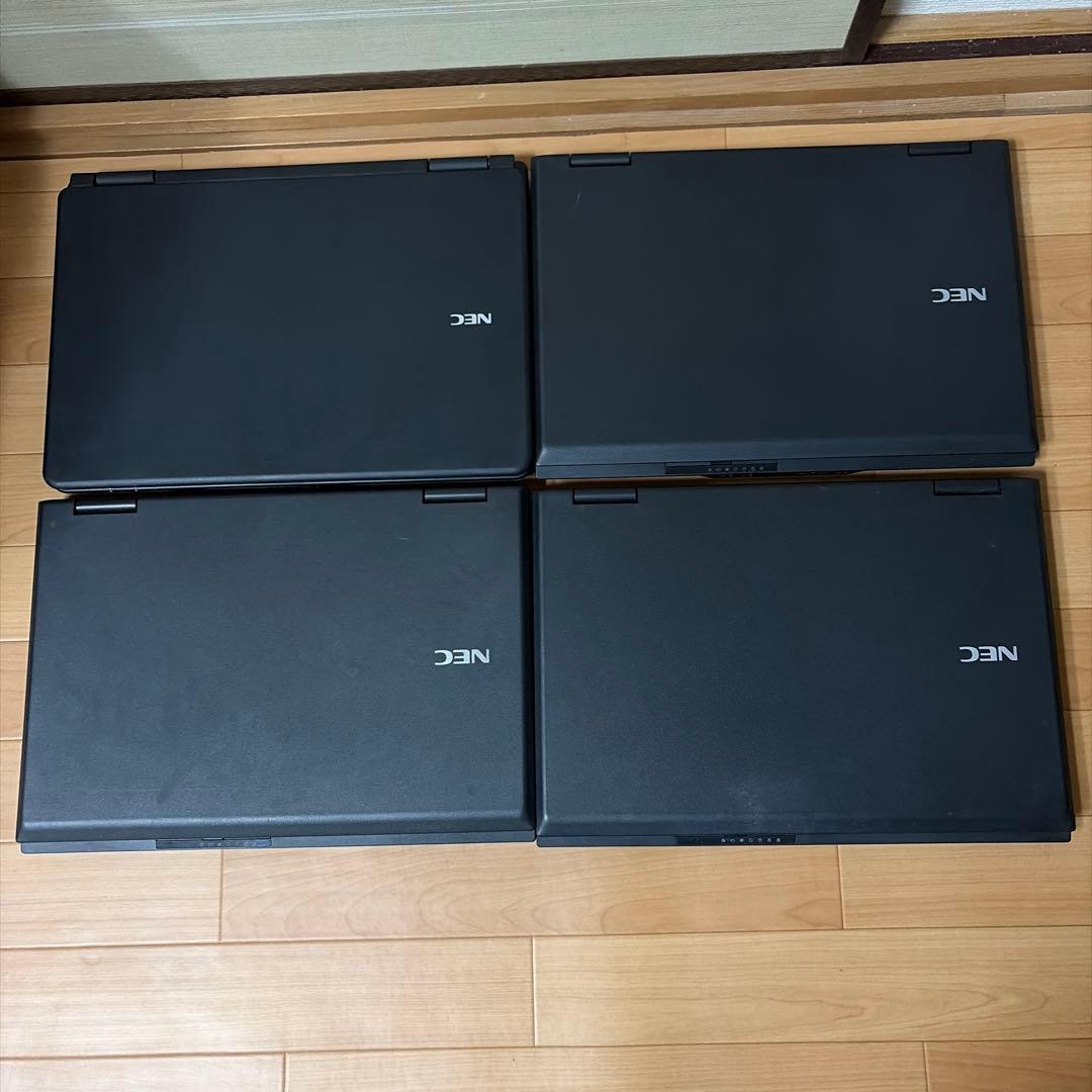 NECノート型パソコン本体 4台　ジャンク品