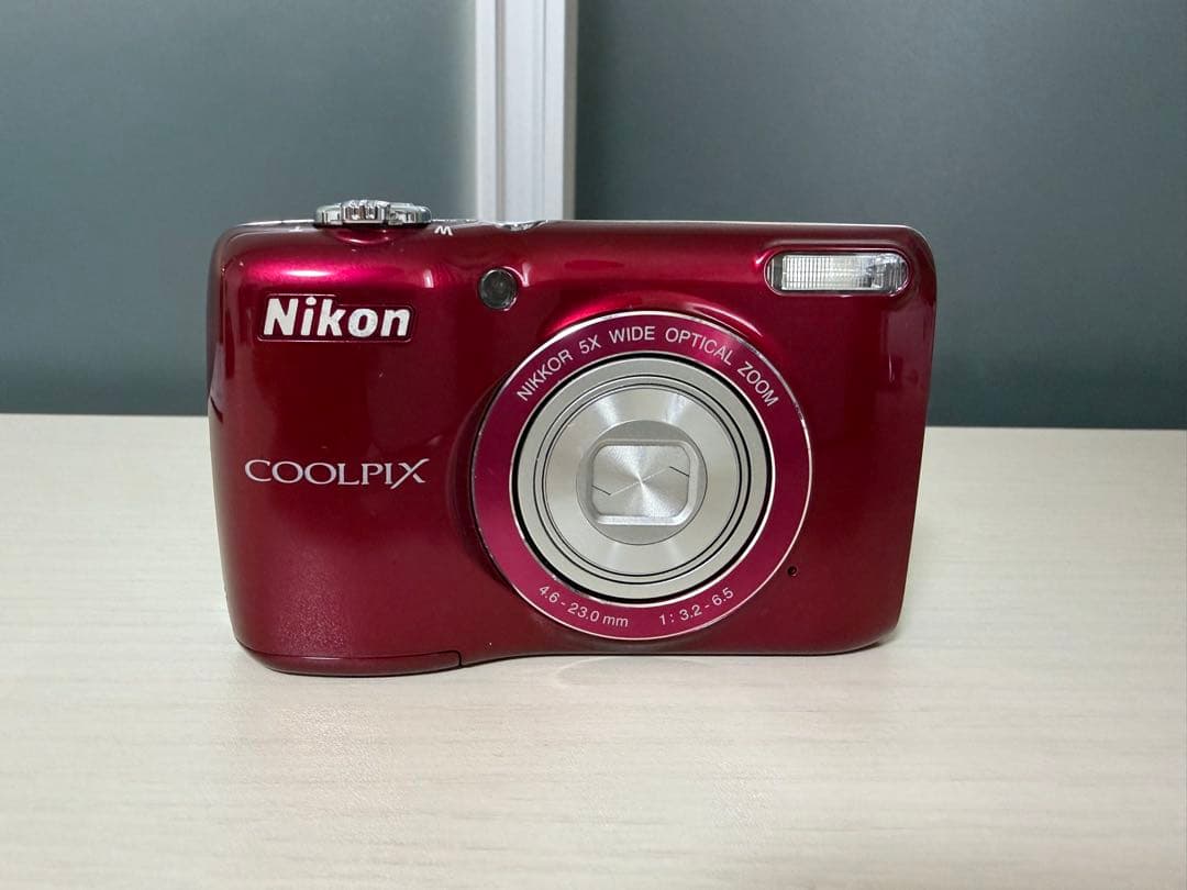 Nikon COOLPIX L26 レッド コンパクトデジタルカメラ