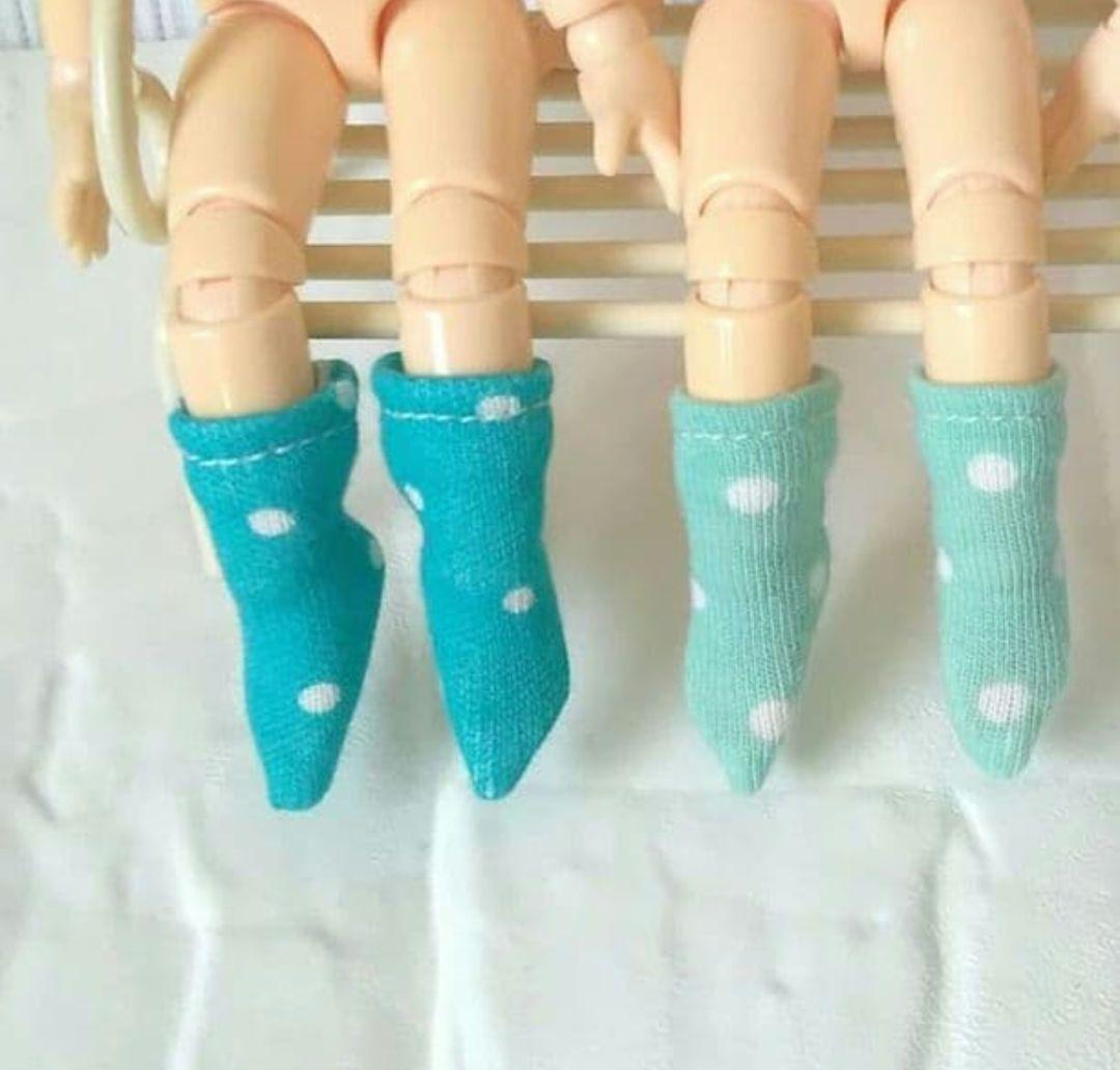 オビツ11⭐️水玉ソックス集めて見ました！可愛いんです(⁠θ⁠‿⁠θ⁠)