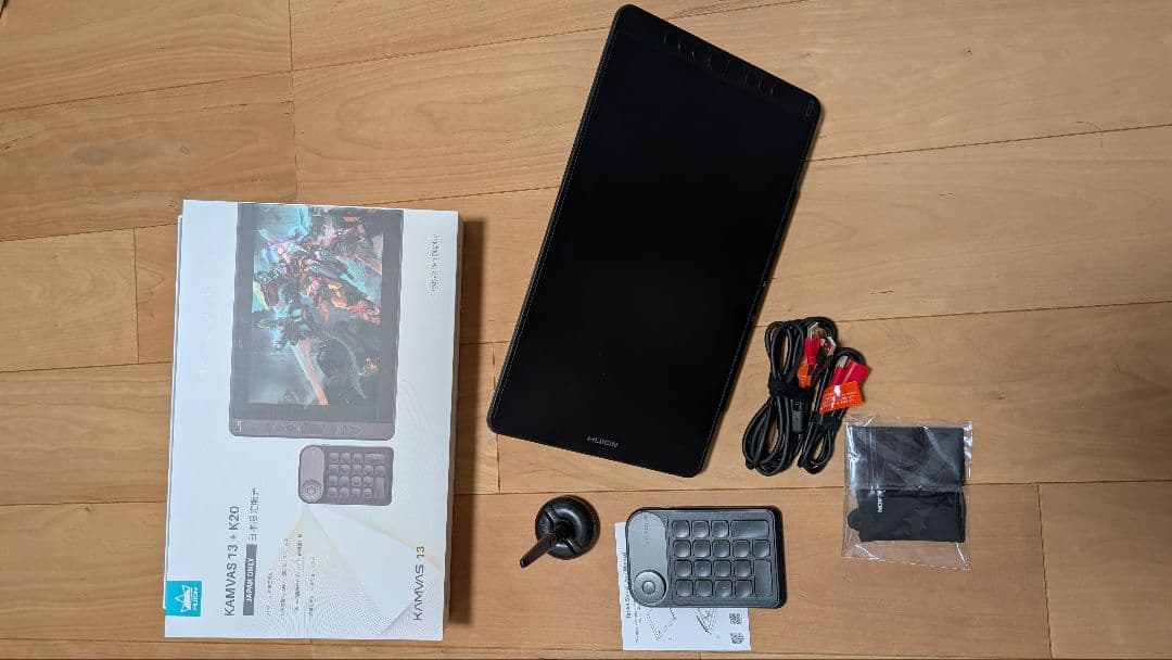 液晶ペンタブレットHUION KAMBUS 13+K20左手デバイス