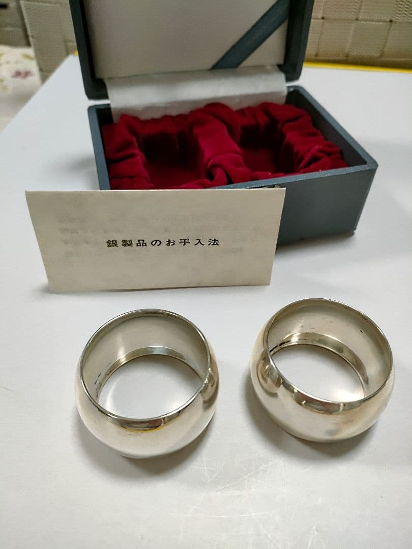 ○4871　銀座和光/アンティーク、レア 、ナプキンリングSILVER WAKO