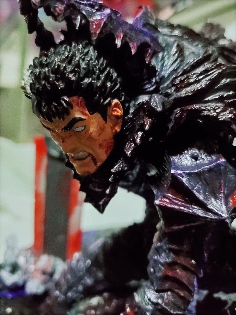 リペイント ベルセルク一番くじ反撃の誓い A賞 ガッツ 紫炎地割れ台座付き