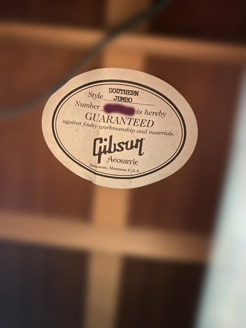 Gibson Southern Jumbo 2012年製 エレアコ