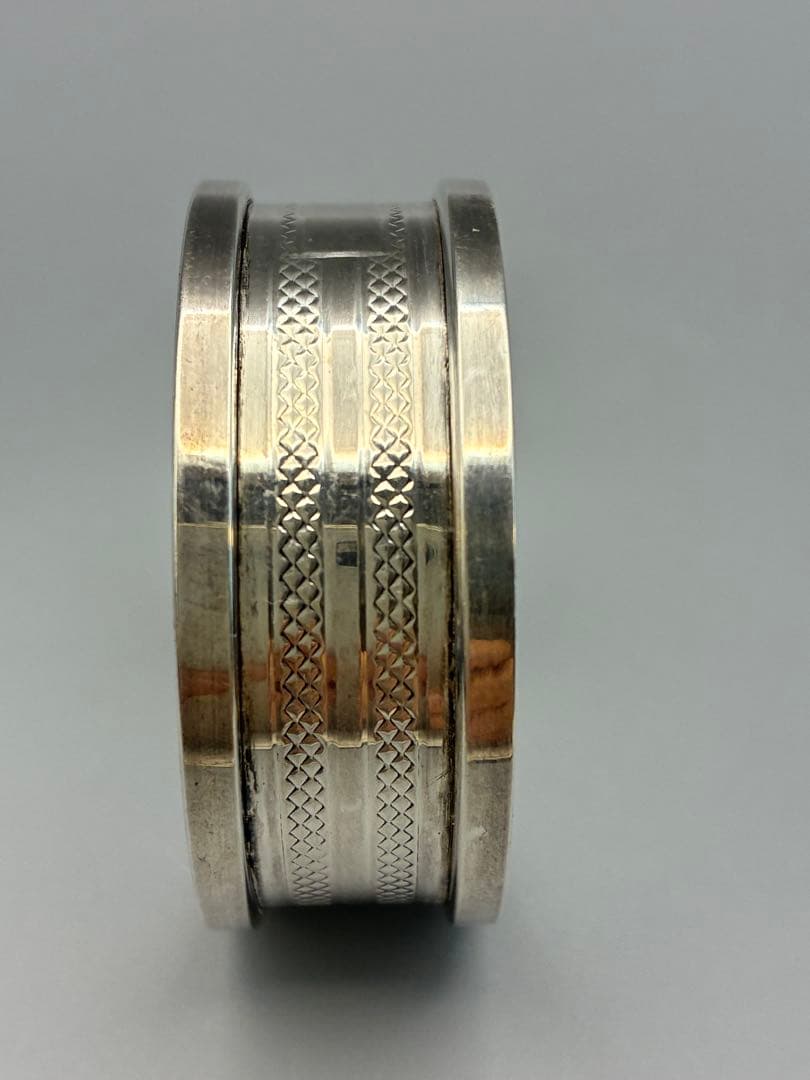 1900年代初頭英国アンティーク 純銀製ナプキンリング