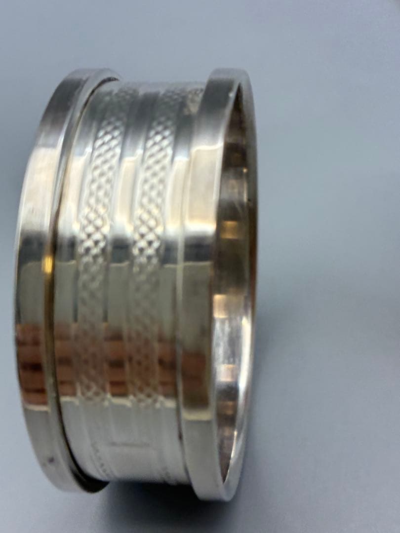 1900年代初頭英国アンティーク 純銀製ナプキンリング