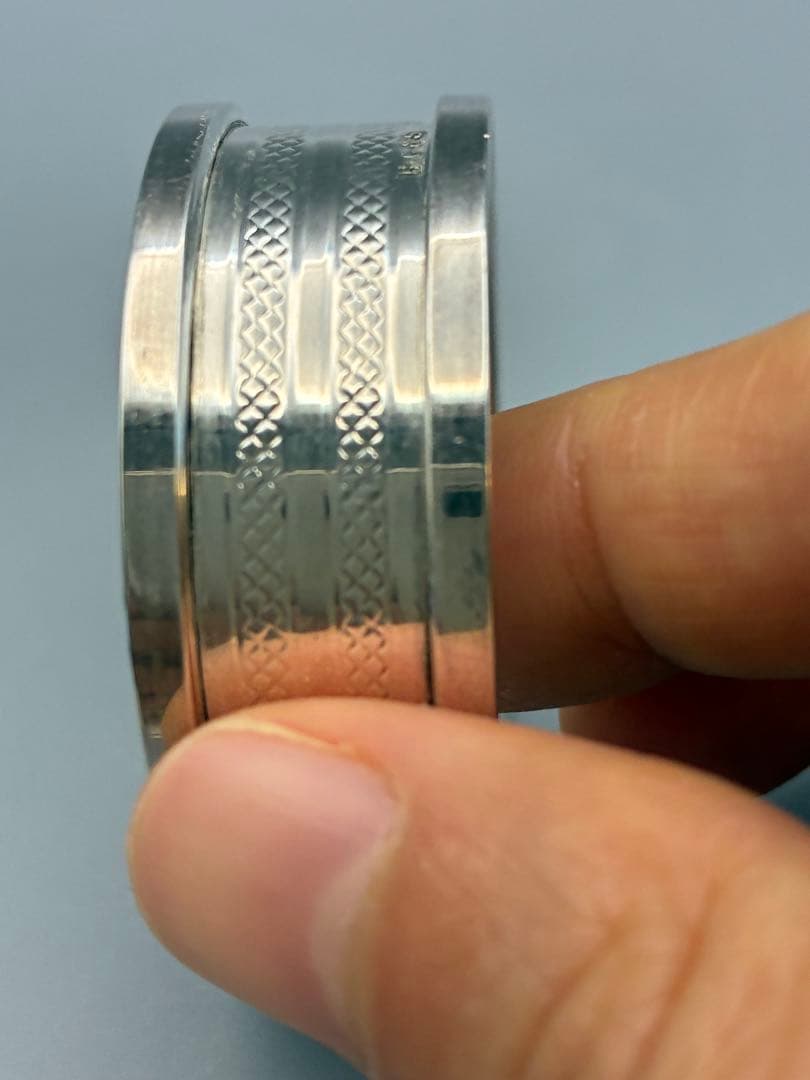 1900年代初頭英国アンティーク 純銀製ナプキンリング