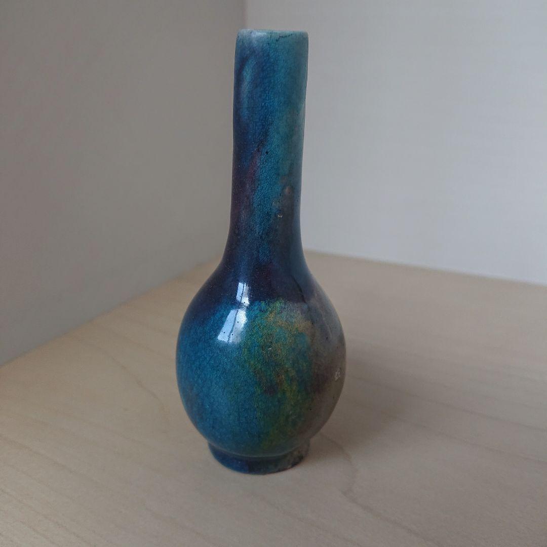 切込焼　二彩　御神酒徳利　花瓶