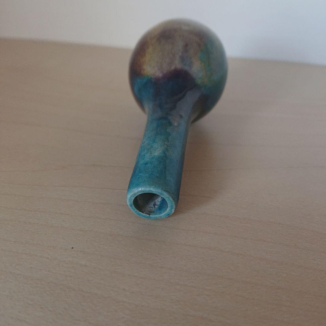 切込焼　二彩　御神酒徳利　花瓶
