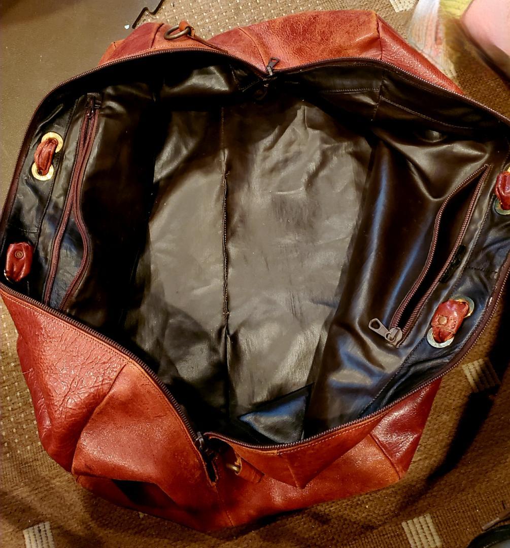 レザーボストンバッグ XLサイズ